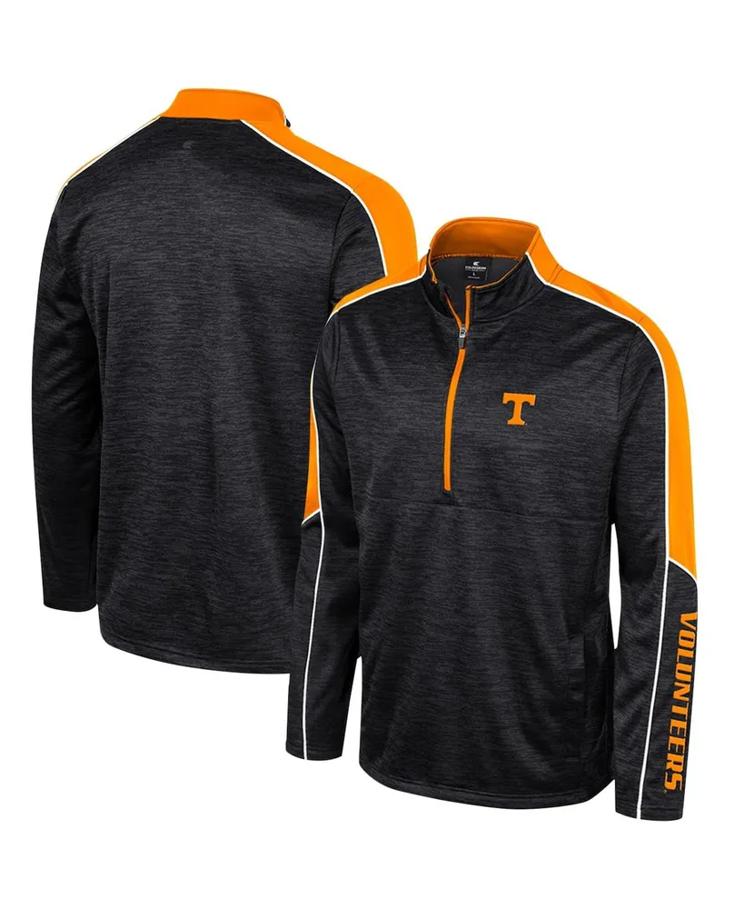 Men's Colosseum Tennessee Orange Volunteers Marled Half-Zip Jacket