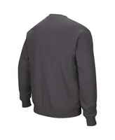 Men's Colosseum Charcoal Virginia Tech Hokies Arch & Logo Pullover Sweatshirt