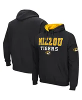 Men's Colosseum Black Missouri Tigers Sunrise Pullover Hoodie