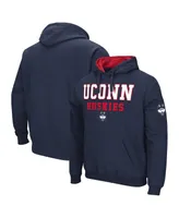 Men's Colosseum Navy UConn Huskies Sunrise Pullover Hoodie