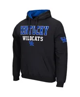 Men's Colosseum Black Kentucky Wildcats Sunrise Pullover Hoodie