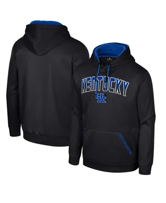 Men's Colosseum Black Kentucky Wildcats Reese Pullover Hoodie