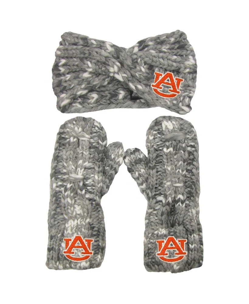 Women's ZooZatz Auburn Tigers Logo Marled Headband and Mitten Set