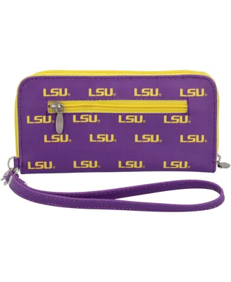 Women's Lsu Tigers Zip-Around Wristlet Wallet