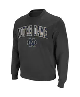 Colosseum Men's Notre Dame Fighting Irish Arch & Logo Crew Neck Sweatshirt