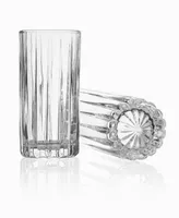 Godinger Parallels Highball Glasses, Set of 6