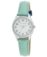 Laura Ashley Women's Quartz Aqua Faux Leather Watch 30mm