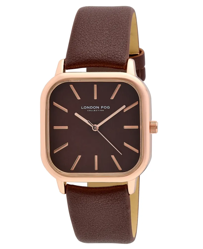 Heritor Automatic Ryder Black & Rose Gold & Black Leather Watches 44mm |  Hawthorn Mall