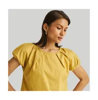 Balloon Sleeve Women's Top