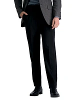 Haggar Men's Premium Comfort Straight-Fit 4-Way Stretch Wrinkle-Free Flat-Front Dress Pants