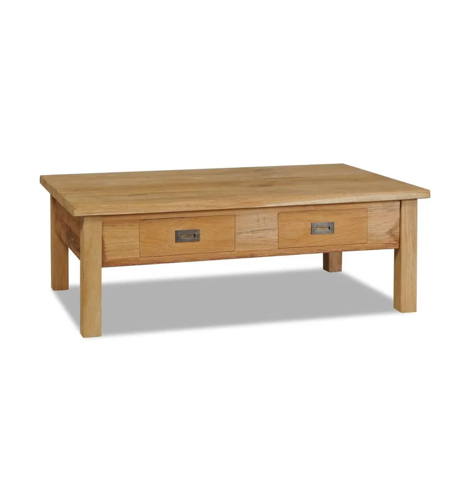 Coffee Table Solid Teak 39.4"x23.6"x13.8"