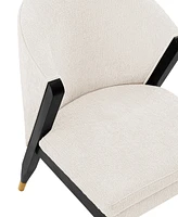 Manhattan Comfort Ola 21.46" Wide Boucle Upholstered Dining Chair