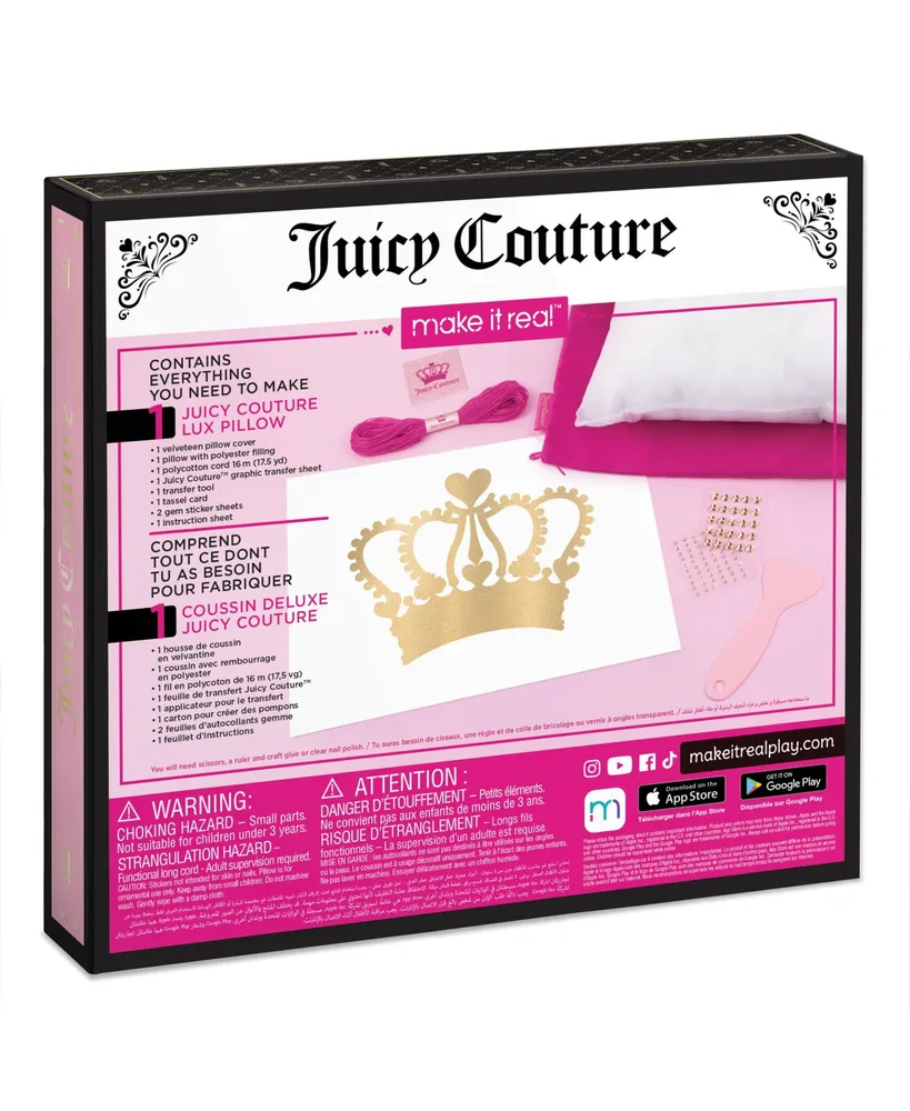 Do it yourself 9 piece Juicy Couture Luxe Pillow Set