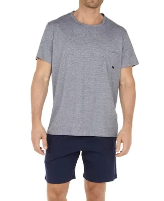 Men's Cotton Comfort Short Sleeve Pajamas Set