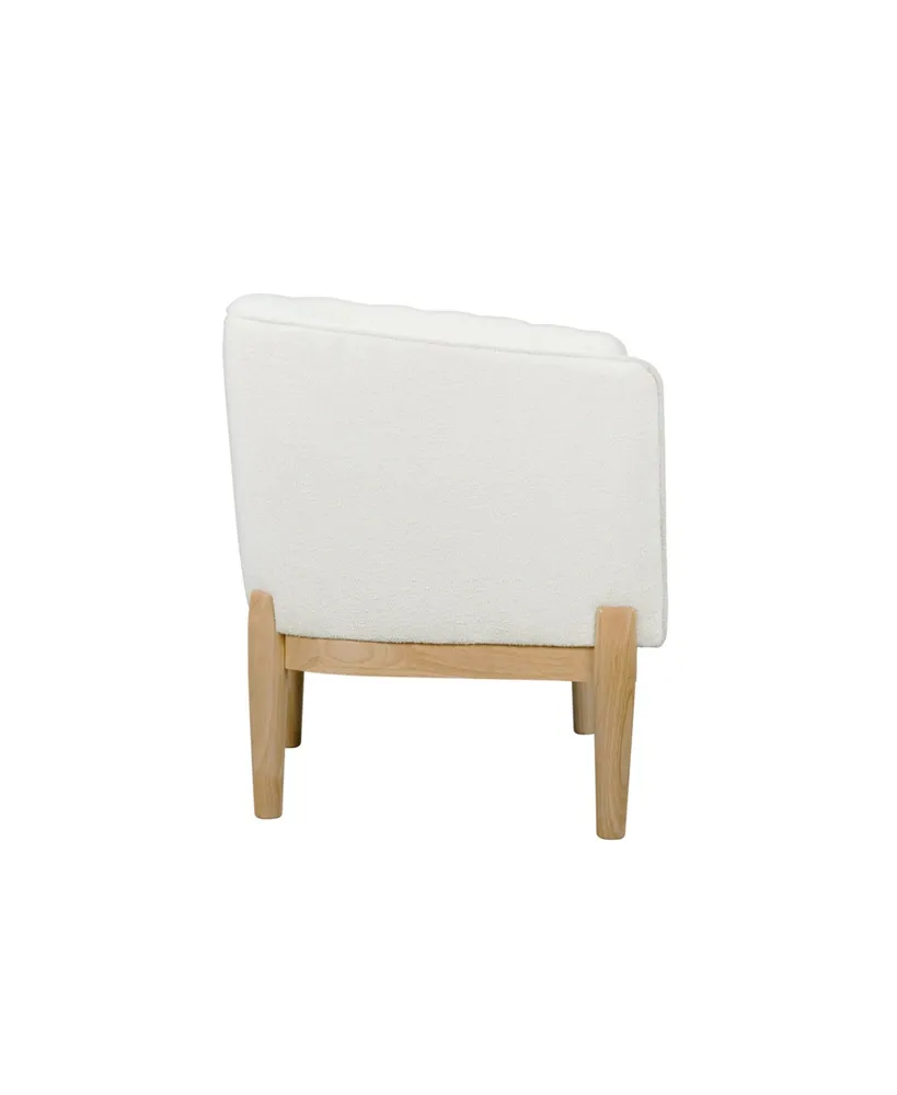 Lifestyle Solutions 30.7" Boucle Catriona Accent Chair