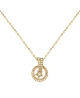 LuvMyJewelry Stellar Eclipse Design Sterling Silver Diamond Pendant Women Necklace