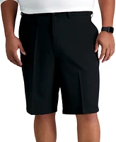 Haggar Men's Big & Tall Cool 18 Pro Classic-Fit Stretch Flat-Front 9.5" Shorts