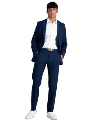 J.M. Haggar Mens Slim Fit Stretch Suit Separates