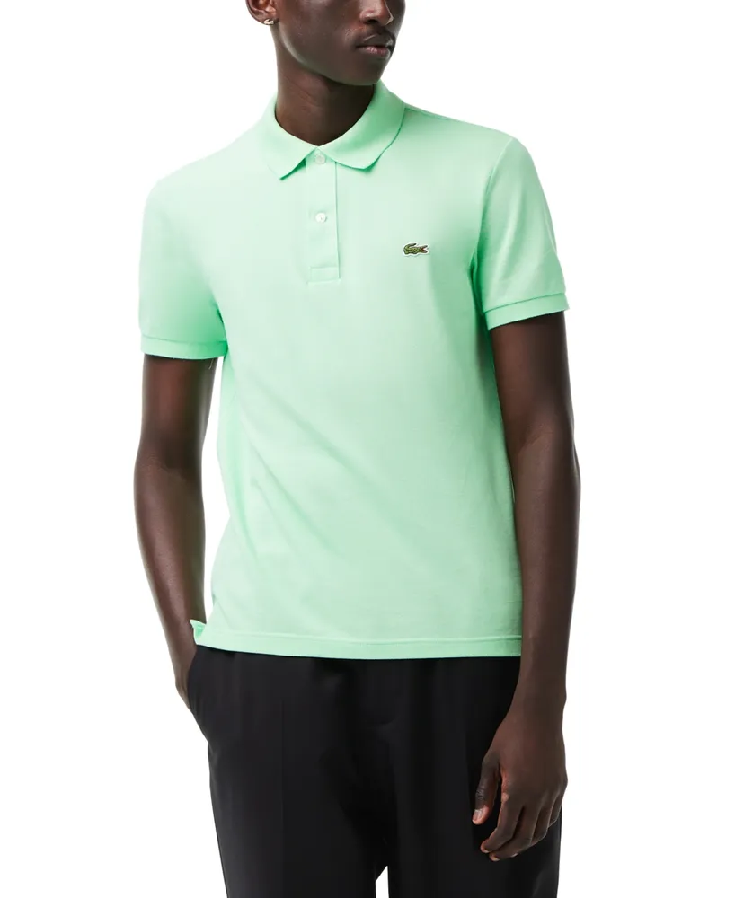 Men's Lacoste Slim Fit Short Sleeve Ribbed Polo Shirt