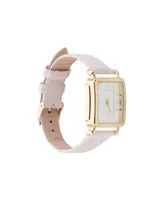 Jessica Carlyle Women's Analog Blush Croc Polyurethane Leather Strap Plain Watch 27mm