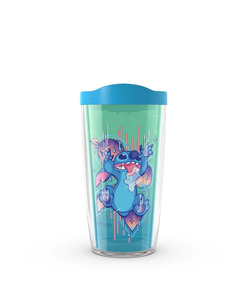 Tervis Disney Lilo and Stitch #StayWeird Made in Usa Double Walled Insulated Tumbler Travel Cup Keeps Drinks Cold & Hot, 16oz, Classic