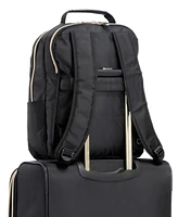 Chelsea Softside Chevron 2pc Carry-On Underseater Luggage + Matching 15" Laptop Backpack Set