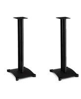 Sanus SB34 Steel Series 34" Bookshelf Speaker Stands - Pair (Black)