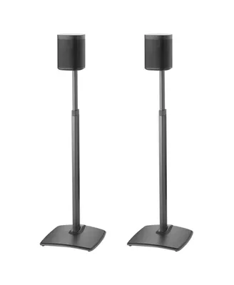 Sanus WSSA2 Adjustable Height Wireless Speaker Stands for Sonos One, Play:1, and Play:3 - Pair