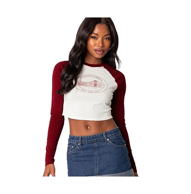 Women's Manhattan long sleeve t shirt