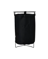 Household Essentials Metal Wire Frame Laundry Hamper with Removable Canvas Bag