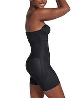 Leonisa Women's Strapless Sculpting Step-in Body Shaper with Short Bottom