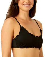 Salt + Cove Juniors' Ruffle-Trim Bralette Bikini Top, Created for Macy's