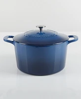 Martha Stewart Collection Gatwick Enamel Cast Iron 7 Quart Dutch Oven