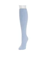 Muk Luks Womens Micro Chenille Knee High Socks