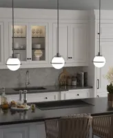 Cieonna 9.38" Wide Pendant with Glass Shade