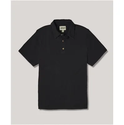 Seaside Linen Blend Polo Shirt Made With Organic Cotton