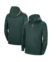 Men's Nike Green Michigan State Spartans Team Basketball Spotlight Performance Pullover Hoodie