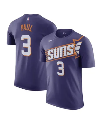 Men's Nike Chris Paul Purple Phoenix Suns Icon 2022/23 Name and Number T-shirt