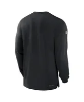 Men's Nike Black New York Jets 2023 Sideline Performance Long Sleeve T-shirt