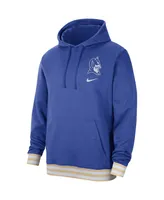 Men's Nike Royal Duke Blue Devils Campus Retro Fleece Pullover Hoodie