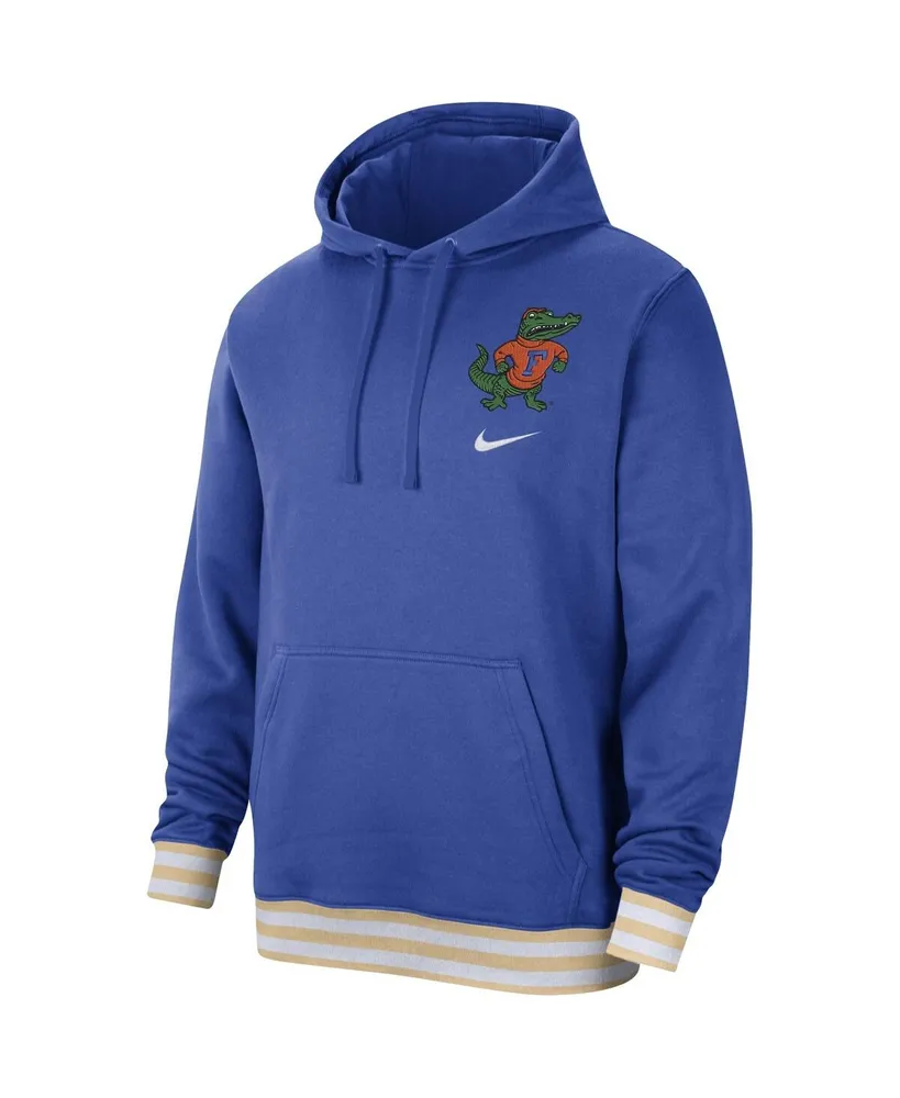 Men's Nike Royal Florida Gators Campus Retro Fleece Pullover Hoodie