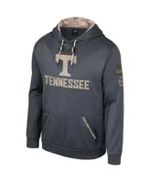 Men's Colosseum Charcoal Tennessee Volunteers Oht Military-Inspired Appreciation Pullover Hoodie