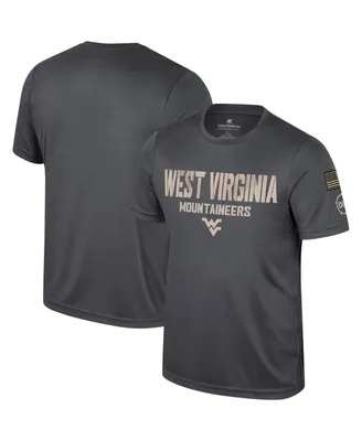 Men's Colosseum Charcoal West Virginia Mountaineers Oht Military-Inspired Appreciation T-shirt