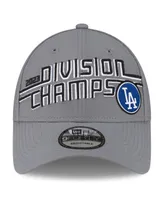 Men's New Era Gray Los Angeles Dodgers 2023 Nl West Division Champions Locker Room 9FORTY Adjustable Hat