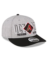 Men's New Era Gray Arizona Diamondbacks 2023 Division Series Winner Locker Room Low Profile 9FIFTY Snapback Hat