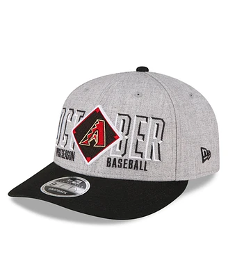 Men's New Era Gray Arizona Diamondbacks 2023 Division Series Winner Locker Room Low Profile 9FIFTY Snapback Hat