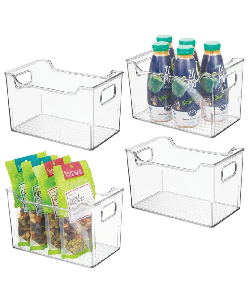 Mdesign Plastic Kitchen Pantry/fridge Storage Organizer Bin With