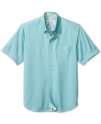 Tommy Bahama Men's San Lucio Happy Hour IslandZone Moisture-Wicking Button-Down Shirt