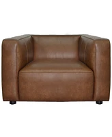 Blake 42" Leather Modern Deep Seat Chair