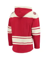 Men's '47 Brand Red Detroit Red Wings Superior Lacer Pullover Hoodie